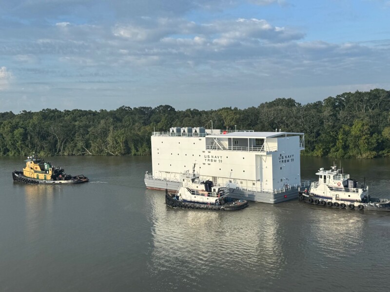 Conrad delivers Navy accommodation barge